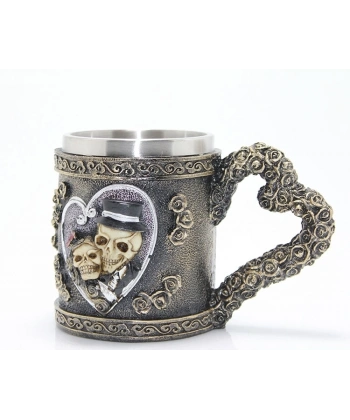 Paslanmaz Çelik Kalpli Kupa Bardak Alk1017