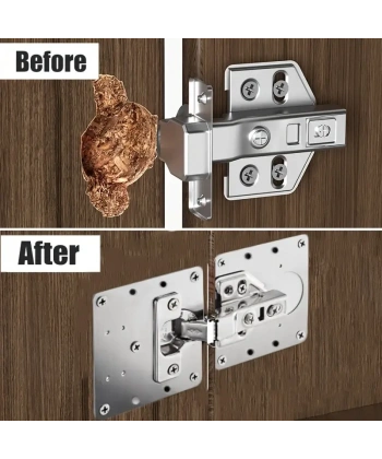 Paslanmaz Çelik Menteşe Onarım Plakası