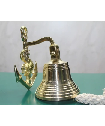 Pirinç Duvara Asmalı Çapalı Çan 6098