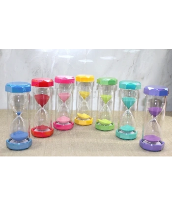 Plastik Çerceveli Renkli 5 Dk Kumsaati Alk4562