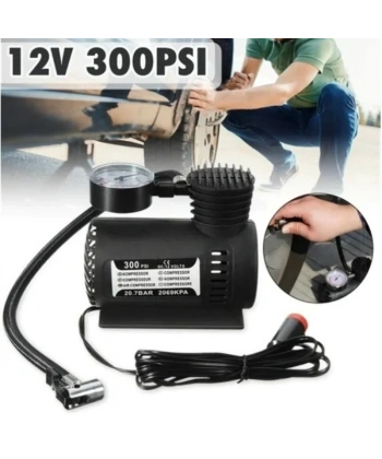 Plastik Gövdeli Siyah Mini Hava Kompresörü