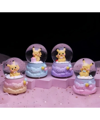 Pokemon Işıklı Kar Küresi 9 Cm Alk3399