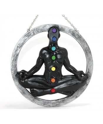 Polyester Duvara Asmalı 7 Chakra Pano Alk2347