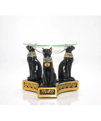 Polyester Mısır Kedisi Buhurdanlık Alk2981