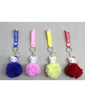 Ponponlu Hello Kitty Anahtarlık Alk4247