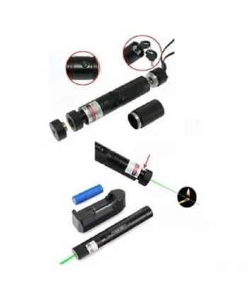 Şarjlı Turbo Yeşil Lazer Pointer Kibrit Yakabilen  Güç 1000mw