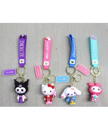 Silikon Kuromi Ve Hello Kitty Anahtarlık Alk4249