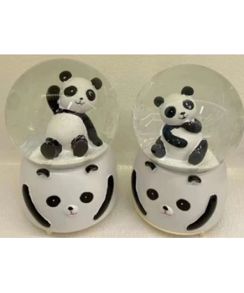 Siyah-beyaz Panda Kar Küresi Orta Boy