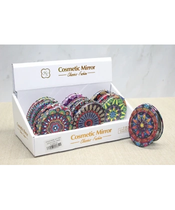 Taşlı El Aynası Oval İnce Alk3764