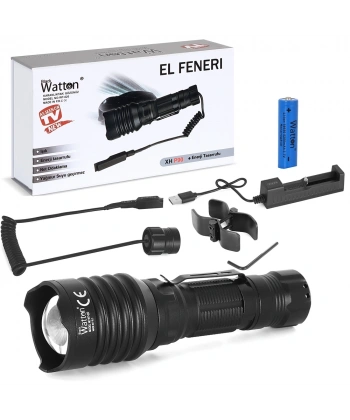 Tg-10 Şarjlı Profesyonel Av Feneri  Wt-620