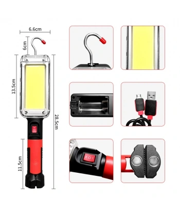 Usb Şarjlı Oto Tamirci Çalışma Lambası  Wt-733