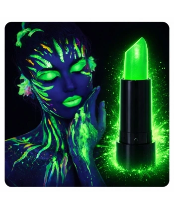 Uv Neon Yeşil Ruj – Karanlıkta Parlayan Makyaj Boyası