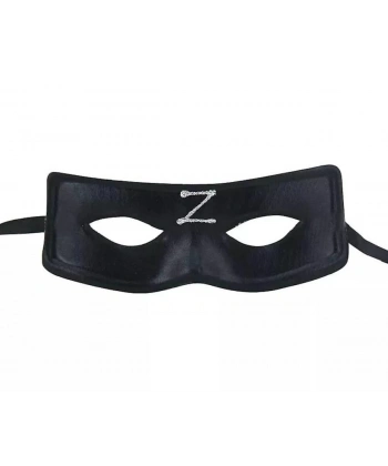 Zorro Maskesi Arkadan Lastikli Z Baskılı