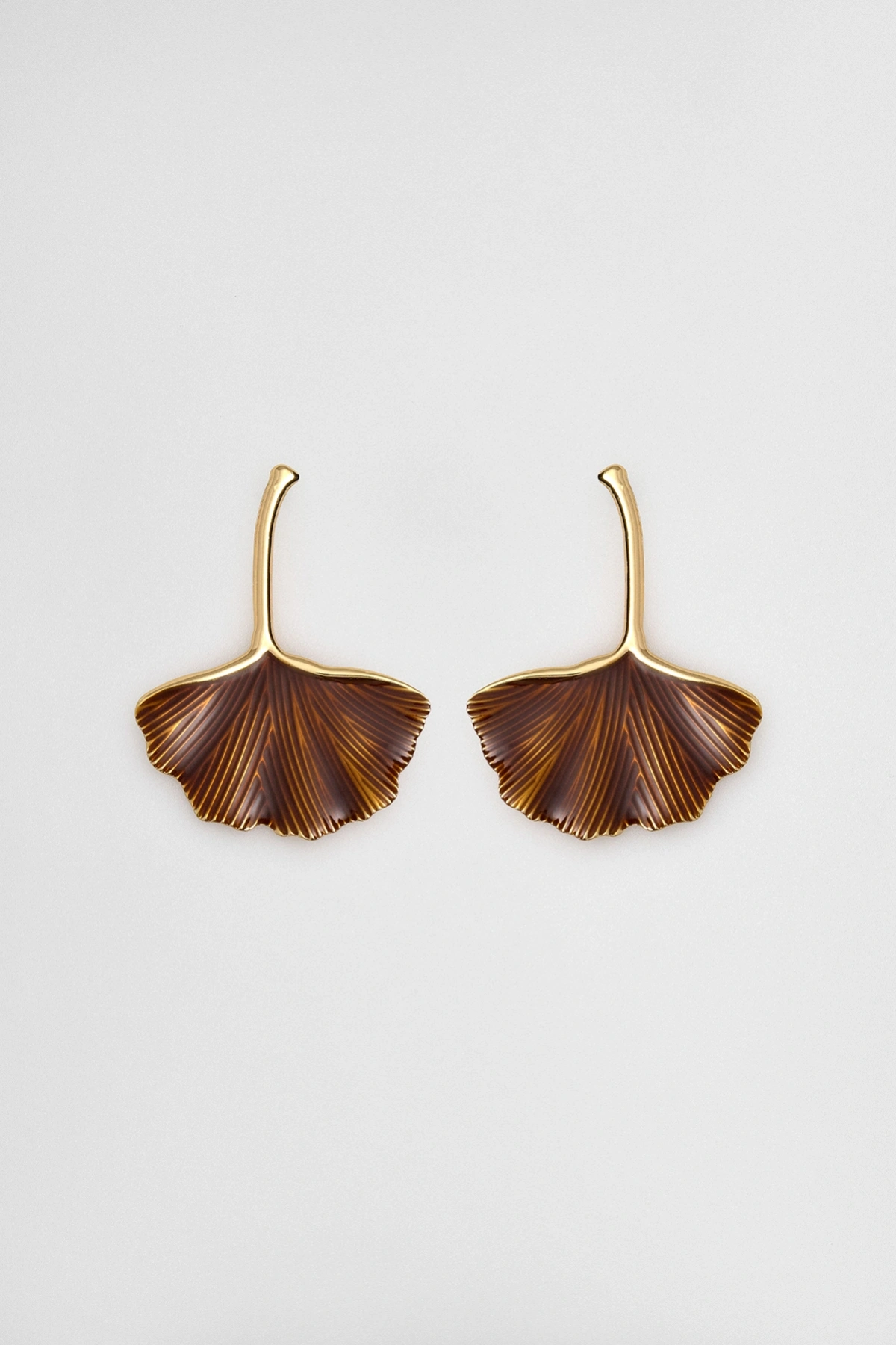 Ginkgo Leaf Küpe