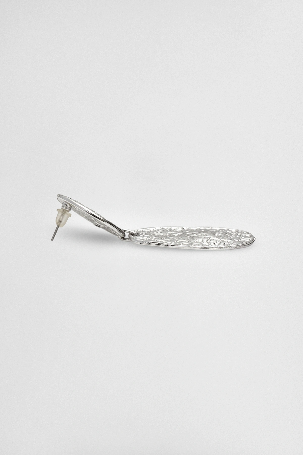 Silver Texture Küpe