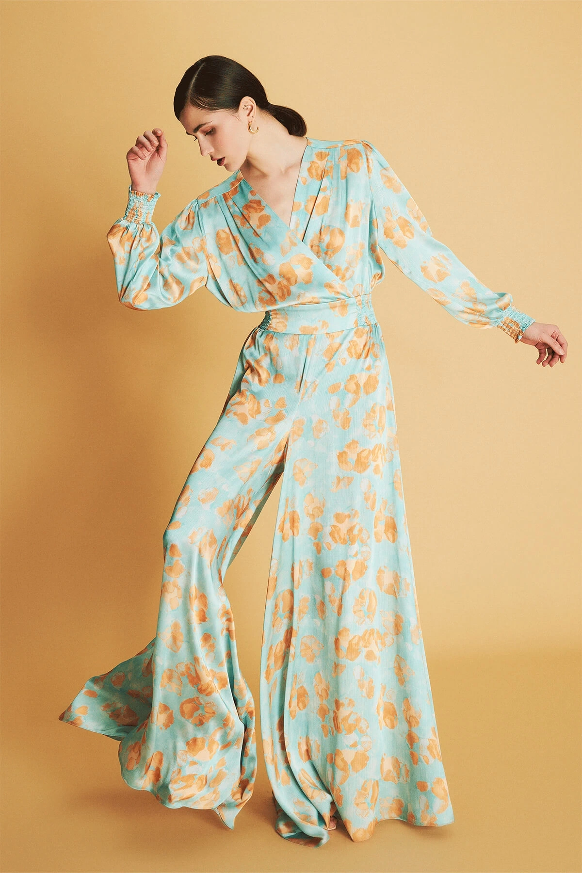 Carmen Jumpsuit Turquoise