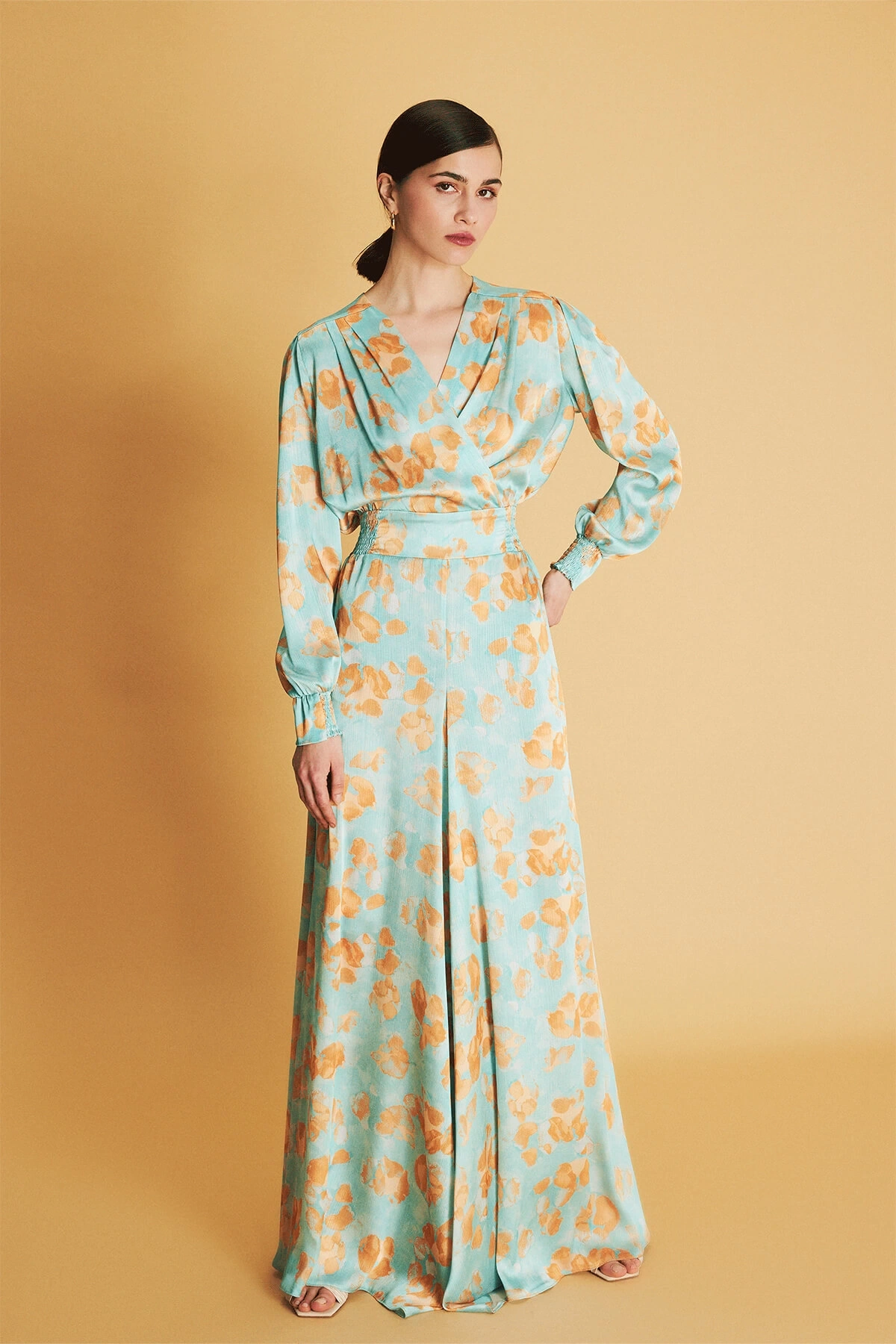 Carmen Jumpsuit Turquoise