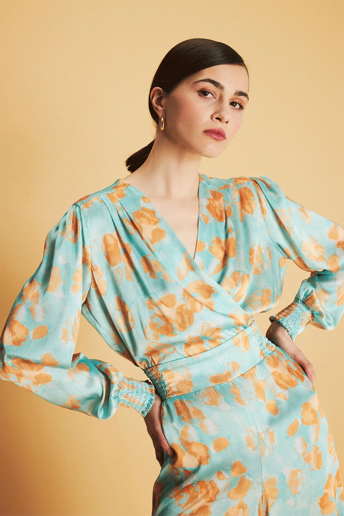 Carmen Jumpsuit Turquoise