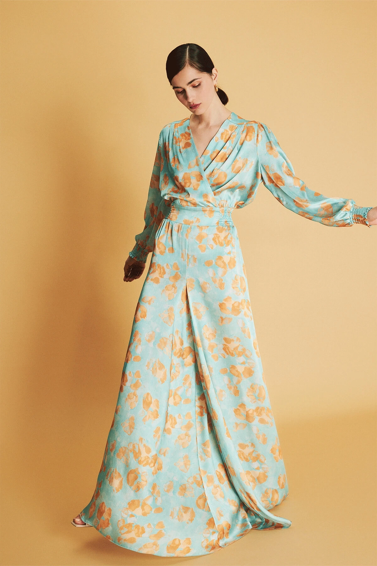 Carmen Jumpsuit Turquoise