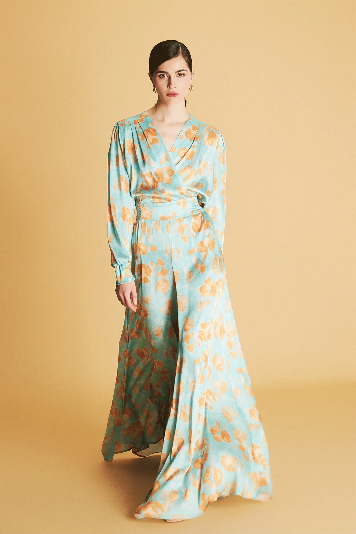 Carmen Jumpsuit Turquoise