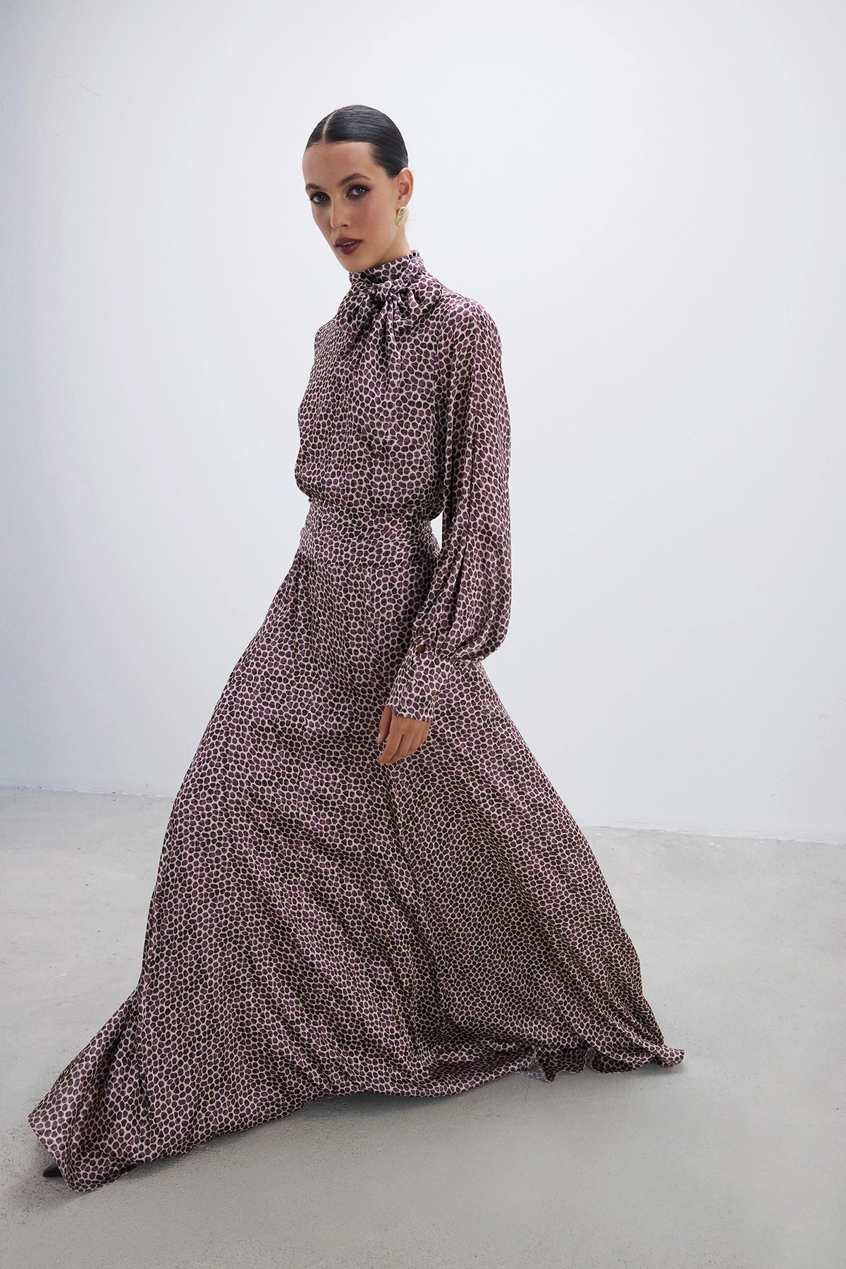 Chain Elbise Mürdüm