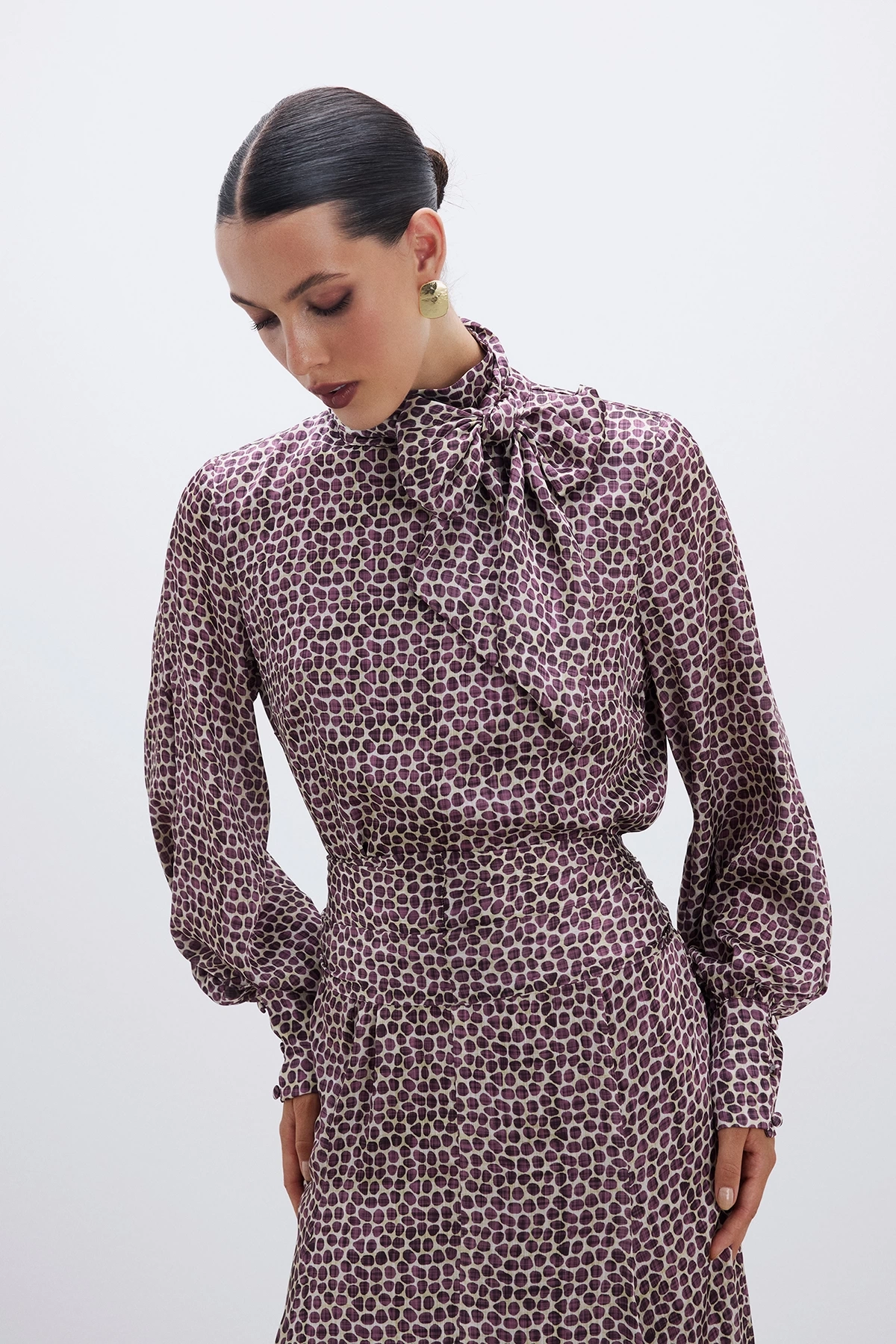 Chain Elbise Mürdüm