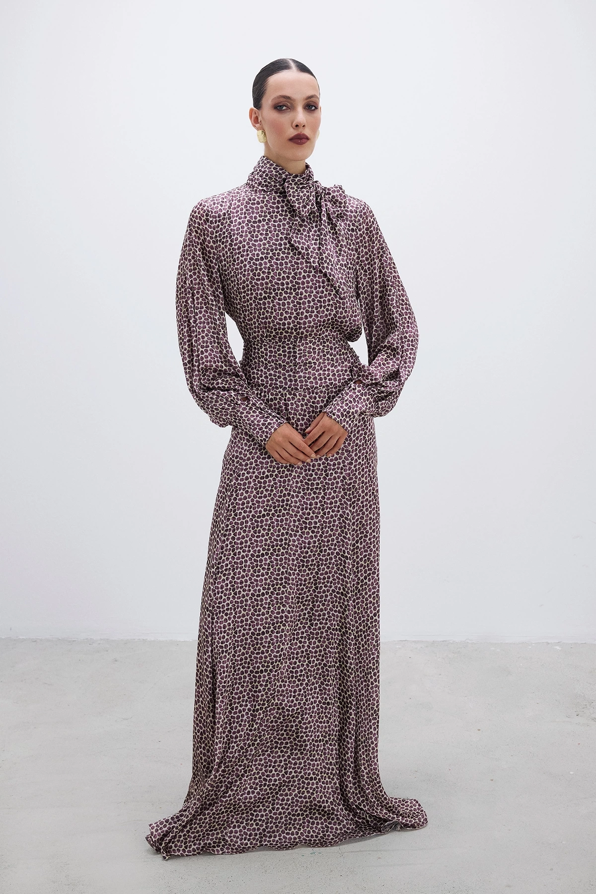 Chain Elbise Mürdüm