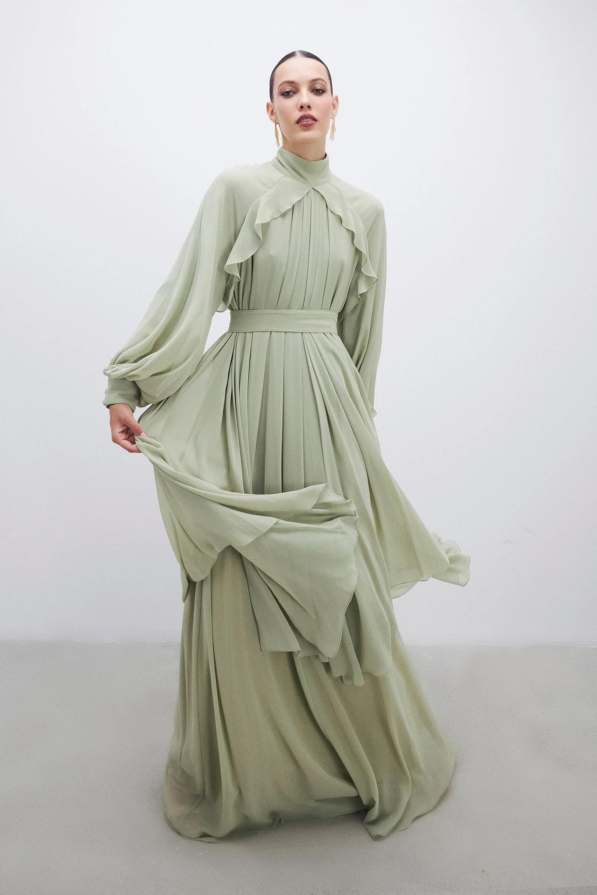 Connie Elbise Yağ Yeşili