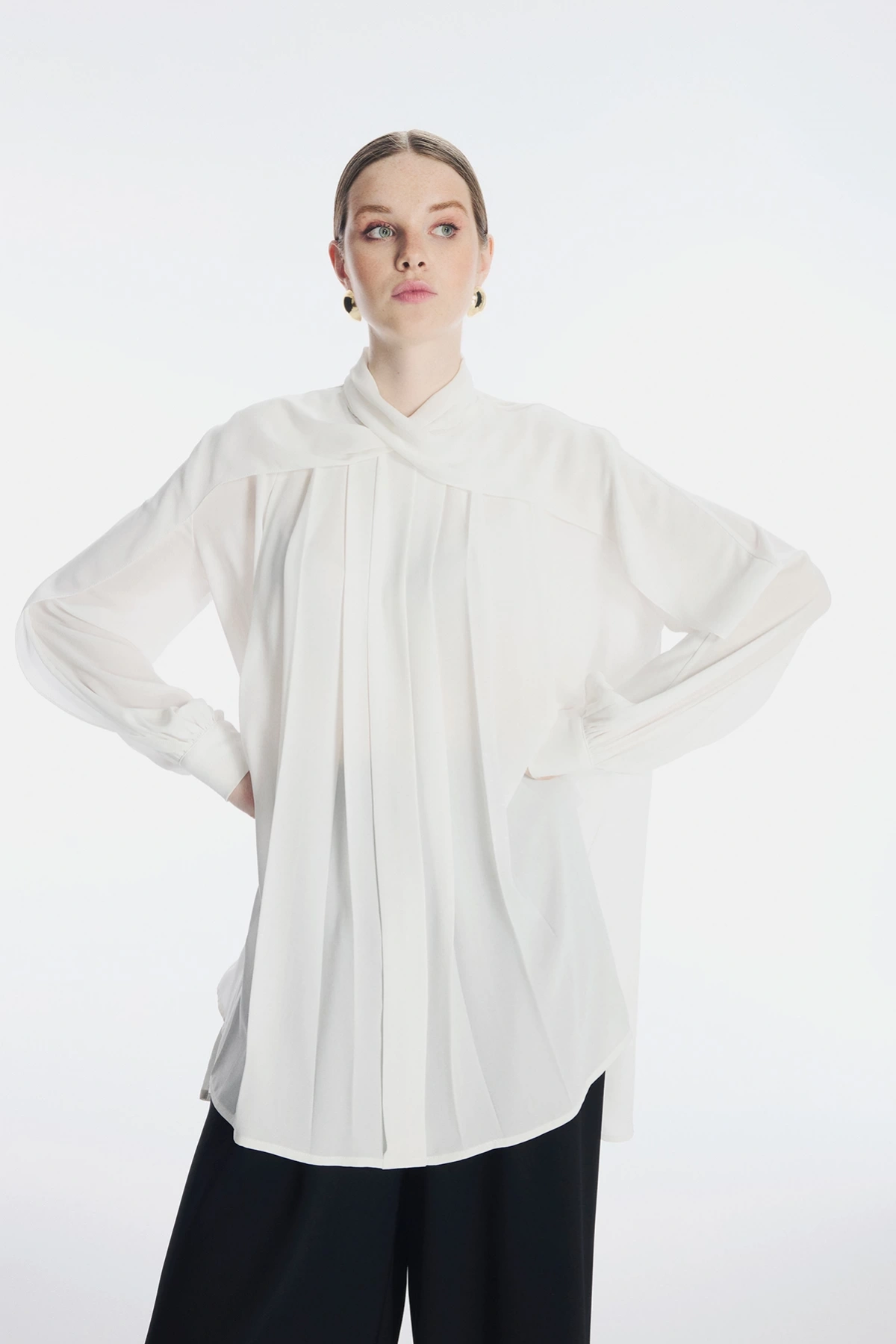 Daphne Gömlek Beyaz