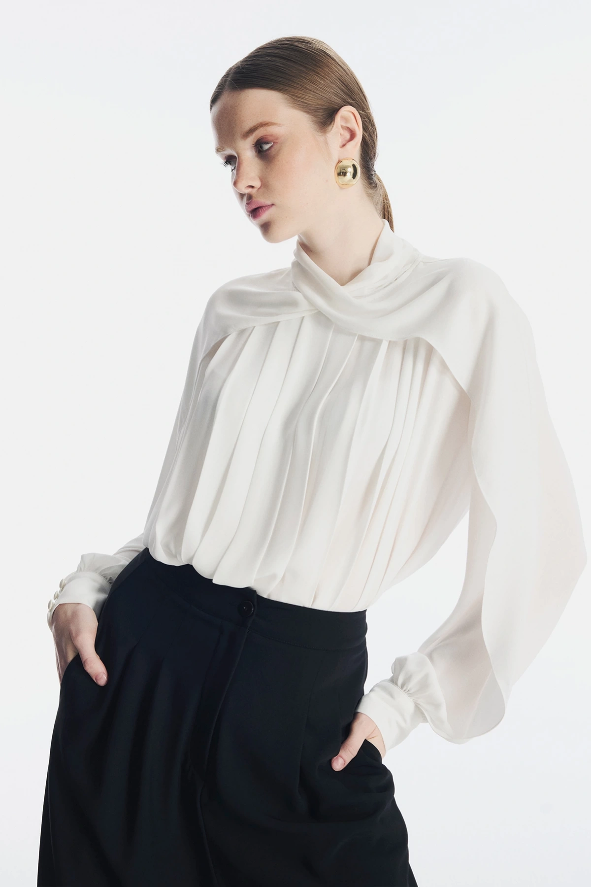 Daphne Gömlek Beyaz