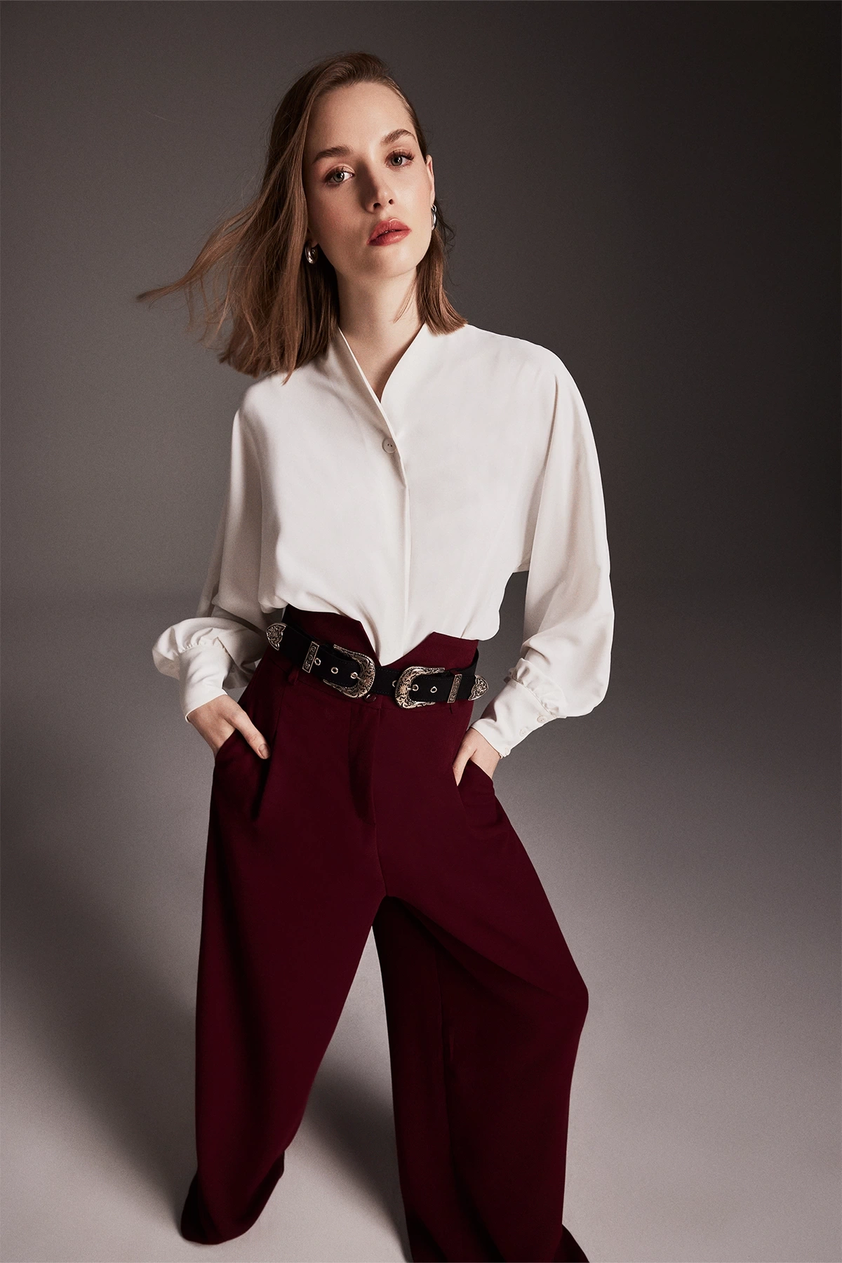 Decato Pants Bordeaux