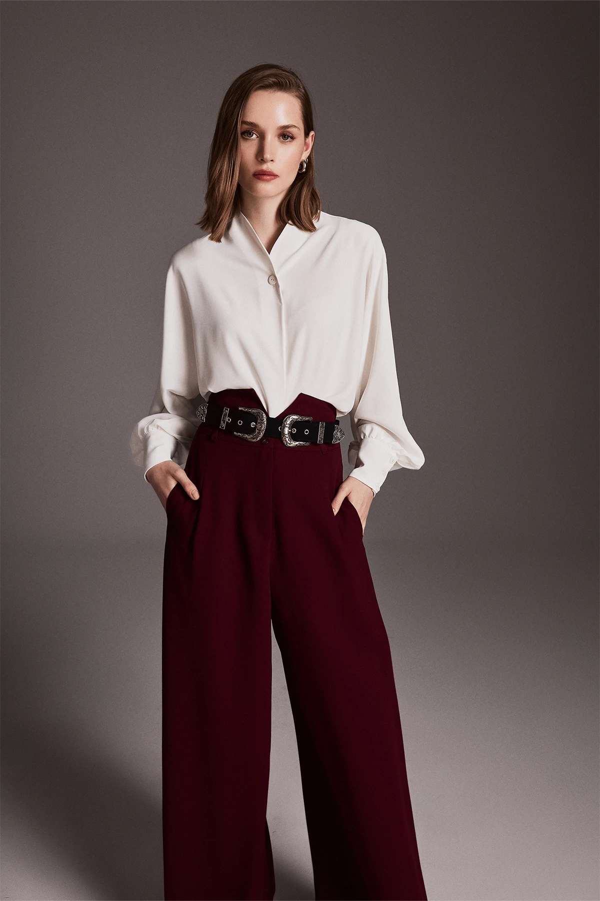 Decato Pants Bordeaux