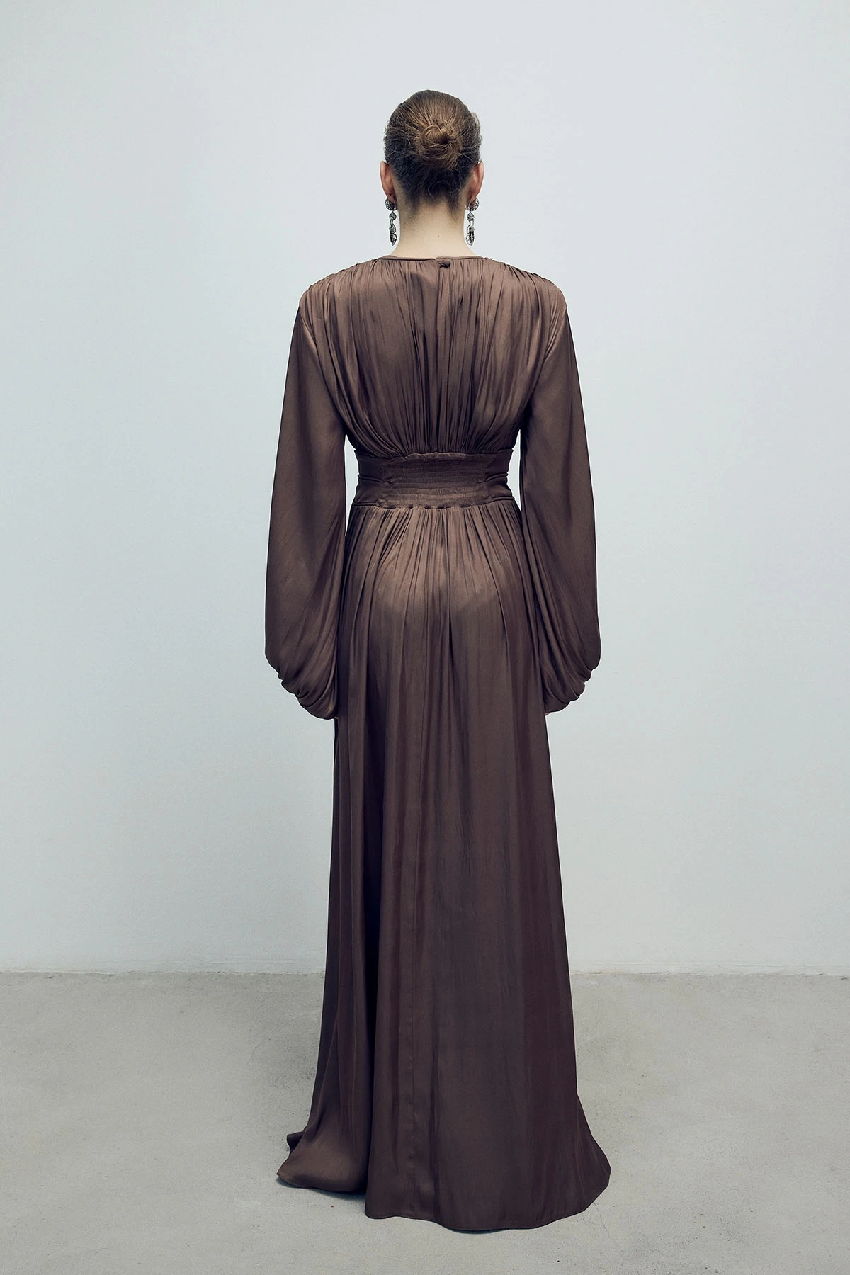 Fame Elbise Kahverengi