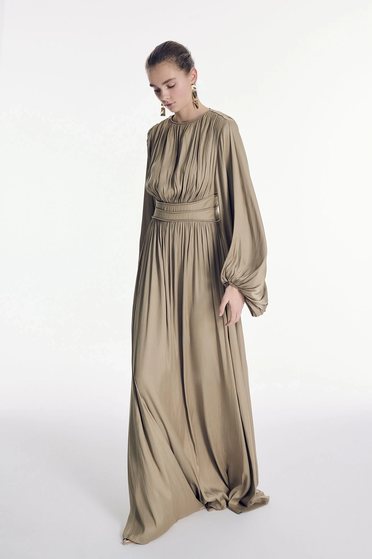 Fame Elbise Yağ Yeşili