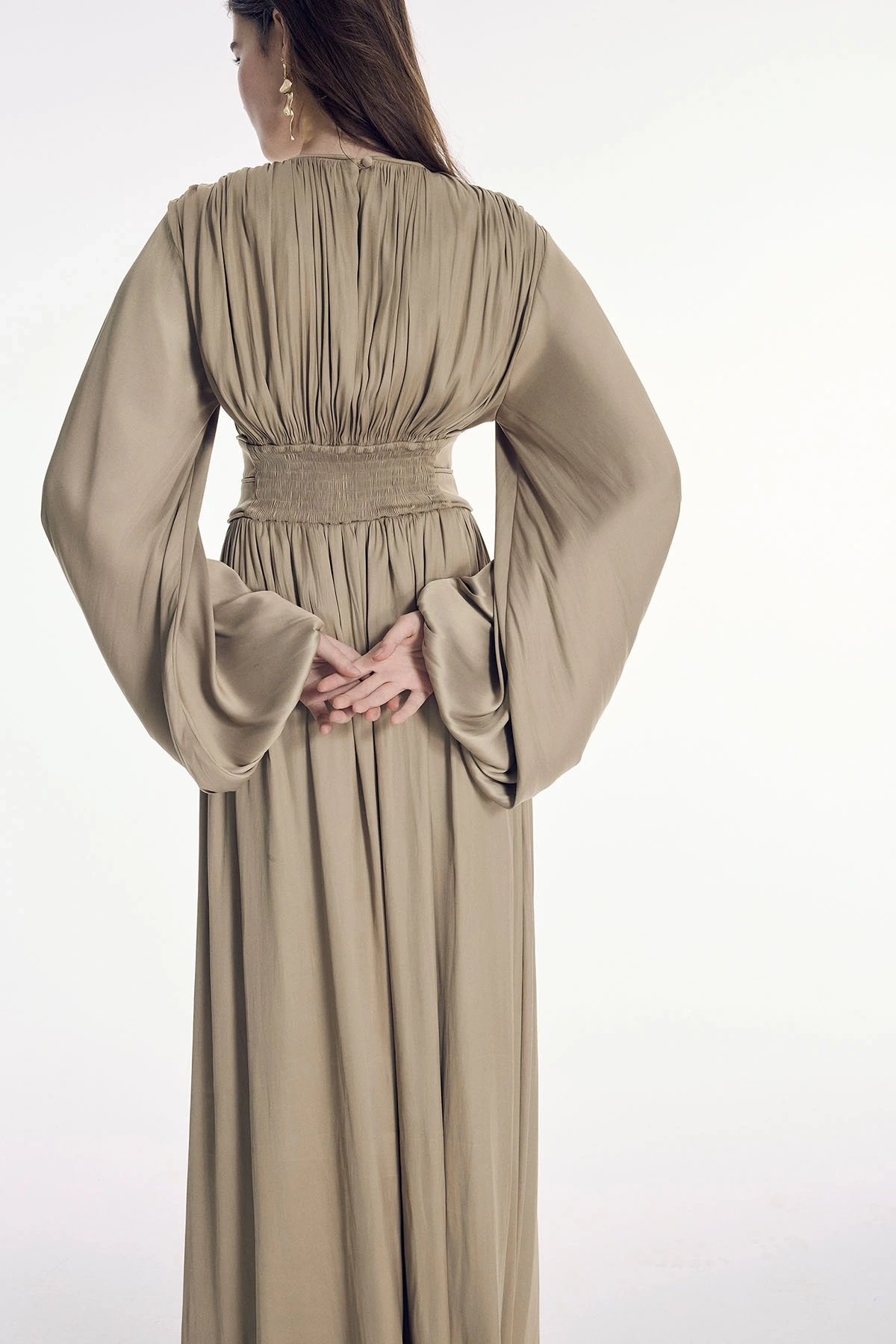 Fame Elbise Yağ Yeşili