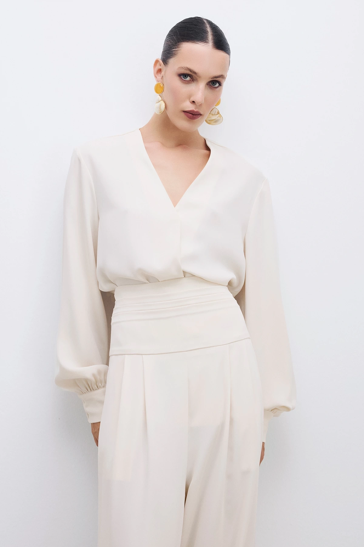 Fayn İkili Takım Bej