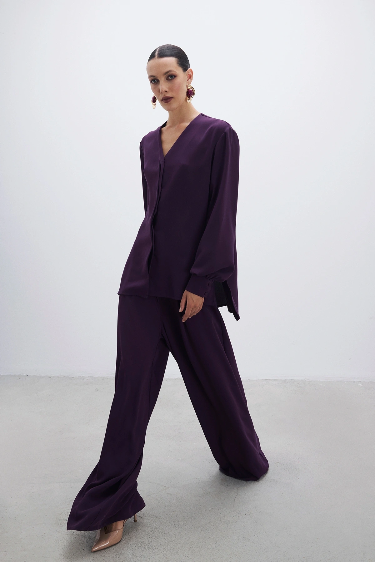 Fayn İkili Takım Mürdüm