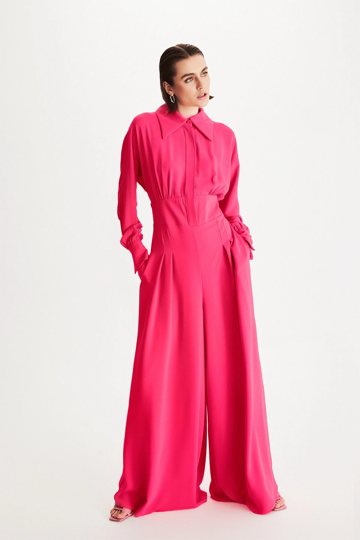 Maison Corsage Jumpsuit Pink