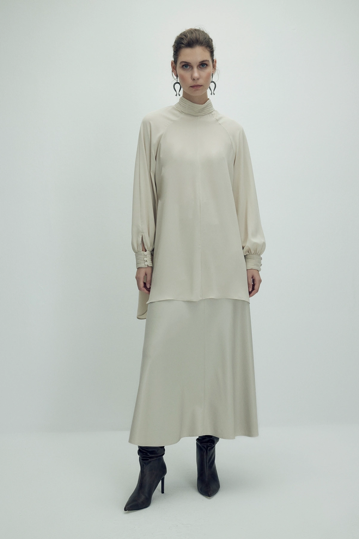 Perla Deri Etek Taş