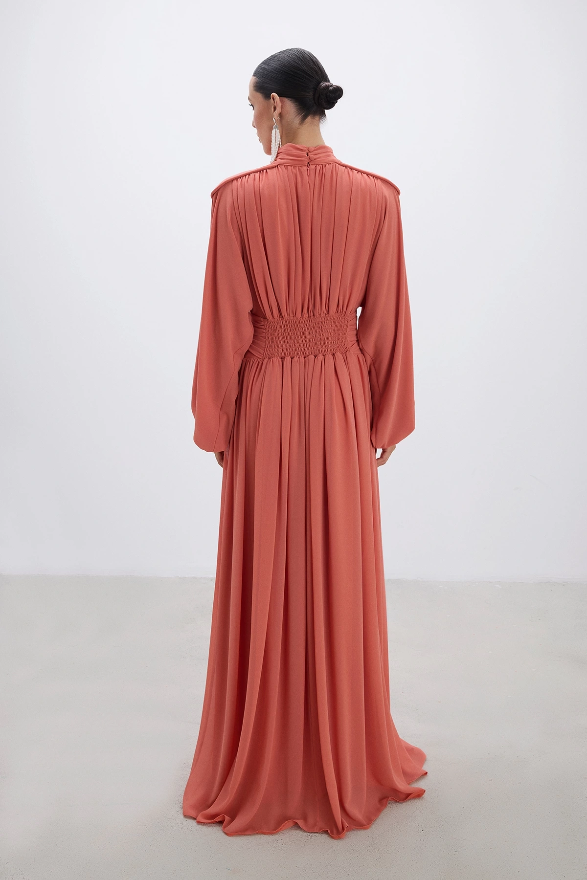 Rania Elbise Nar Çiçeği