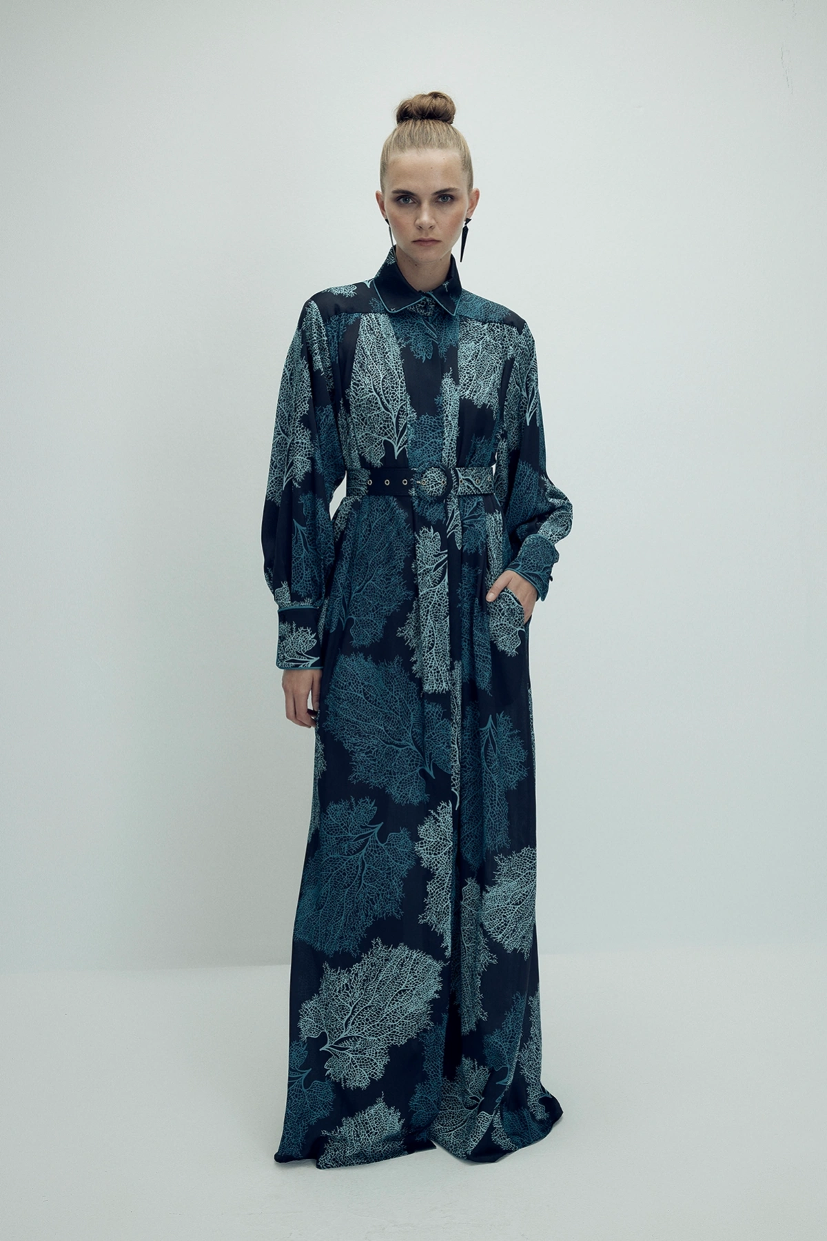 Sharleen Elbise Petrol