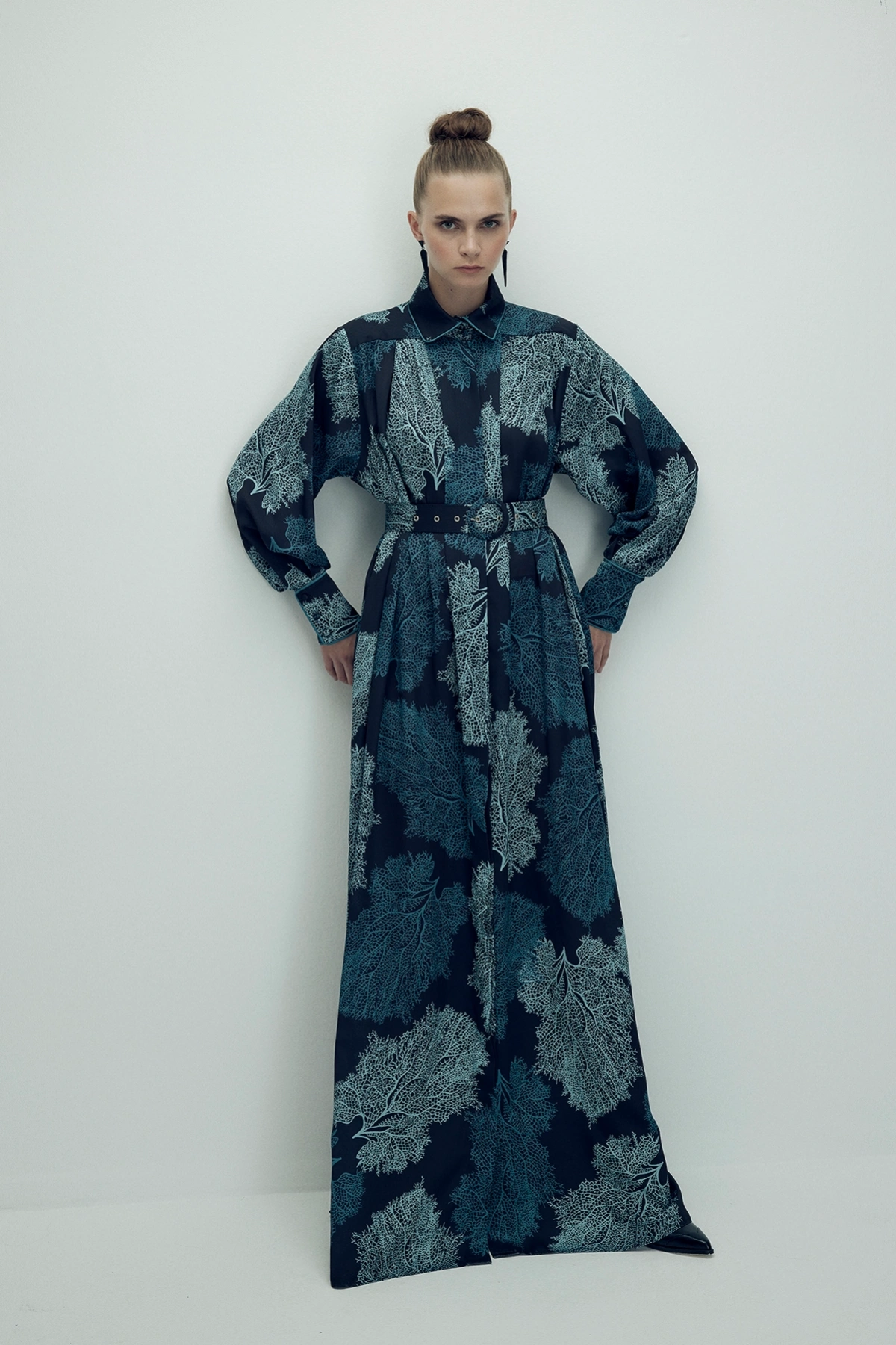 Sharleen Elbise Petrol