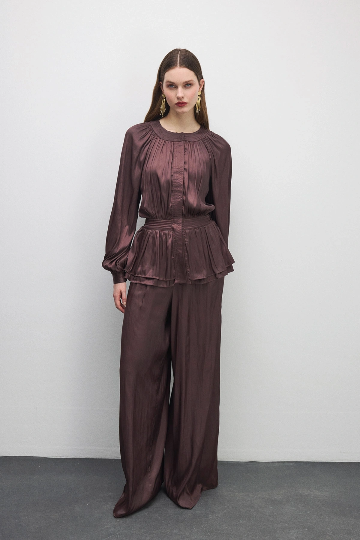 Trace Peplum Formlu Tulum Bitter