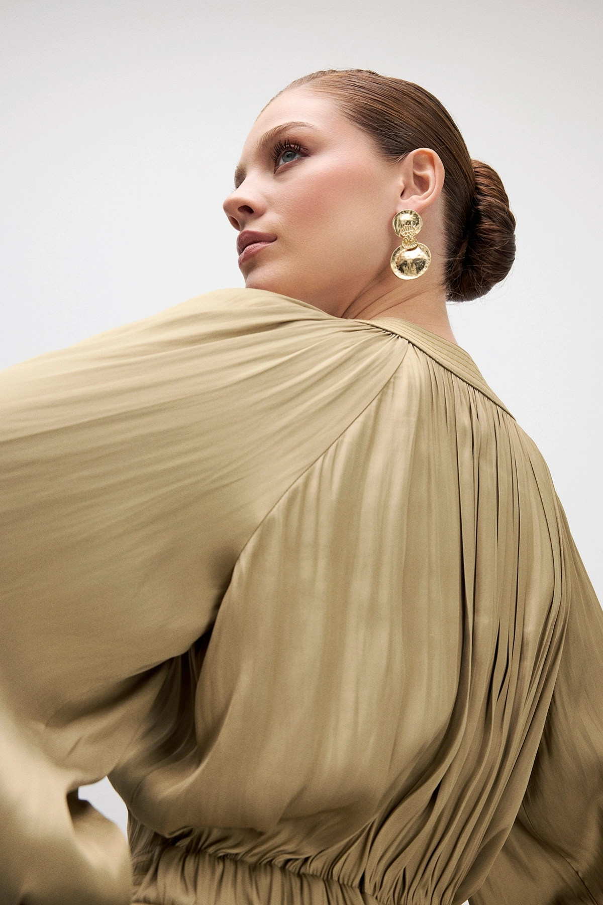 Trace Peplum Formlu Tulum Olive