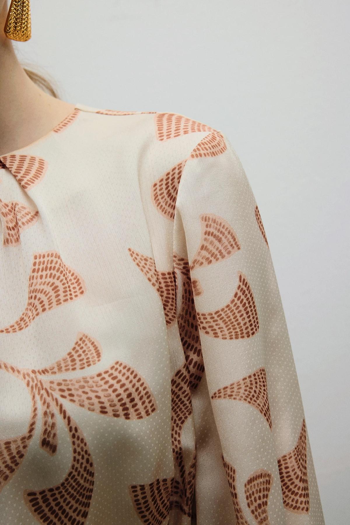 Vivian Dress Ecru/Nude