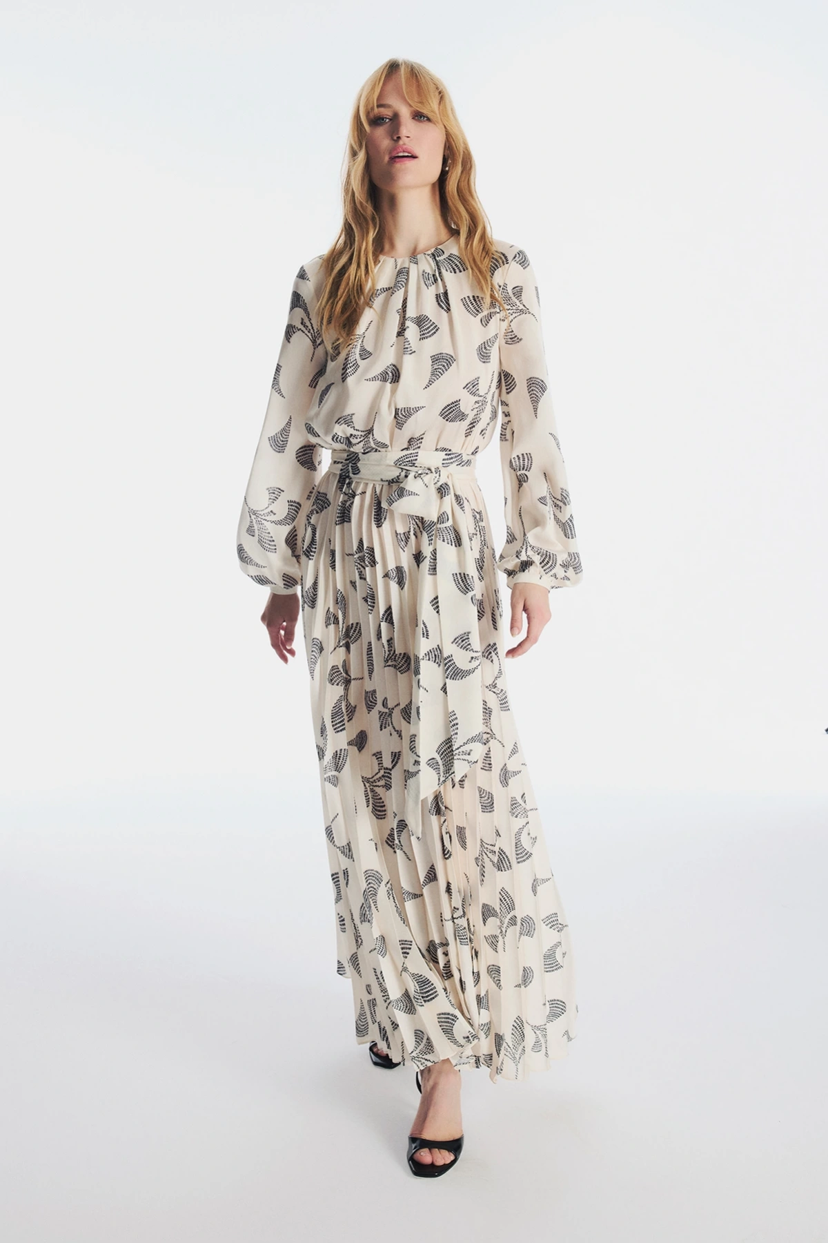 Vivian Elbise Ekru/Siyah