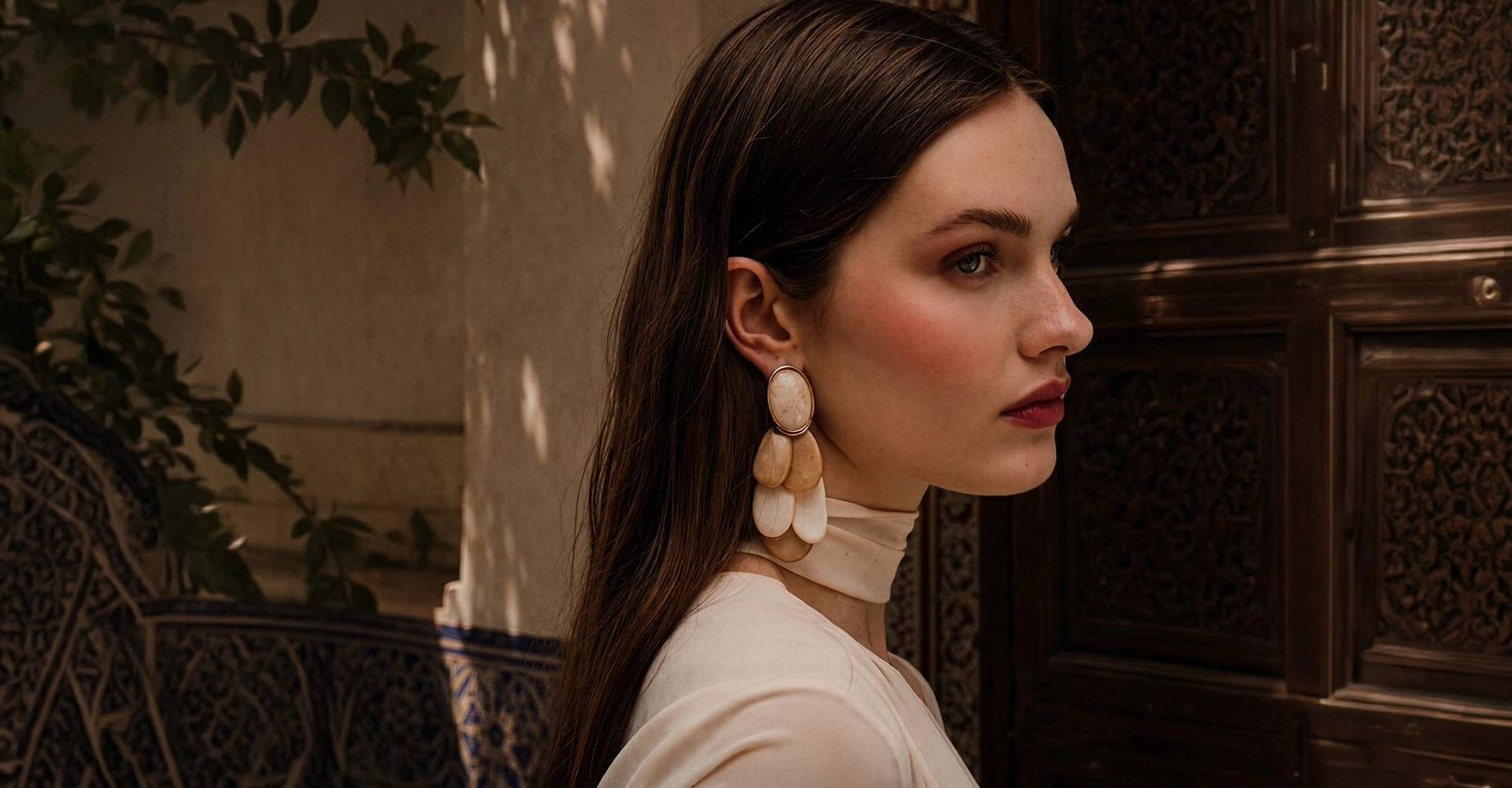 A quiet study of elegance, shaped through fluid silhouettes,<br> soft textures, and refined femininity.