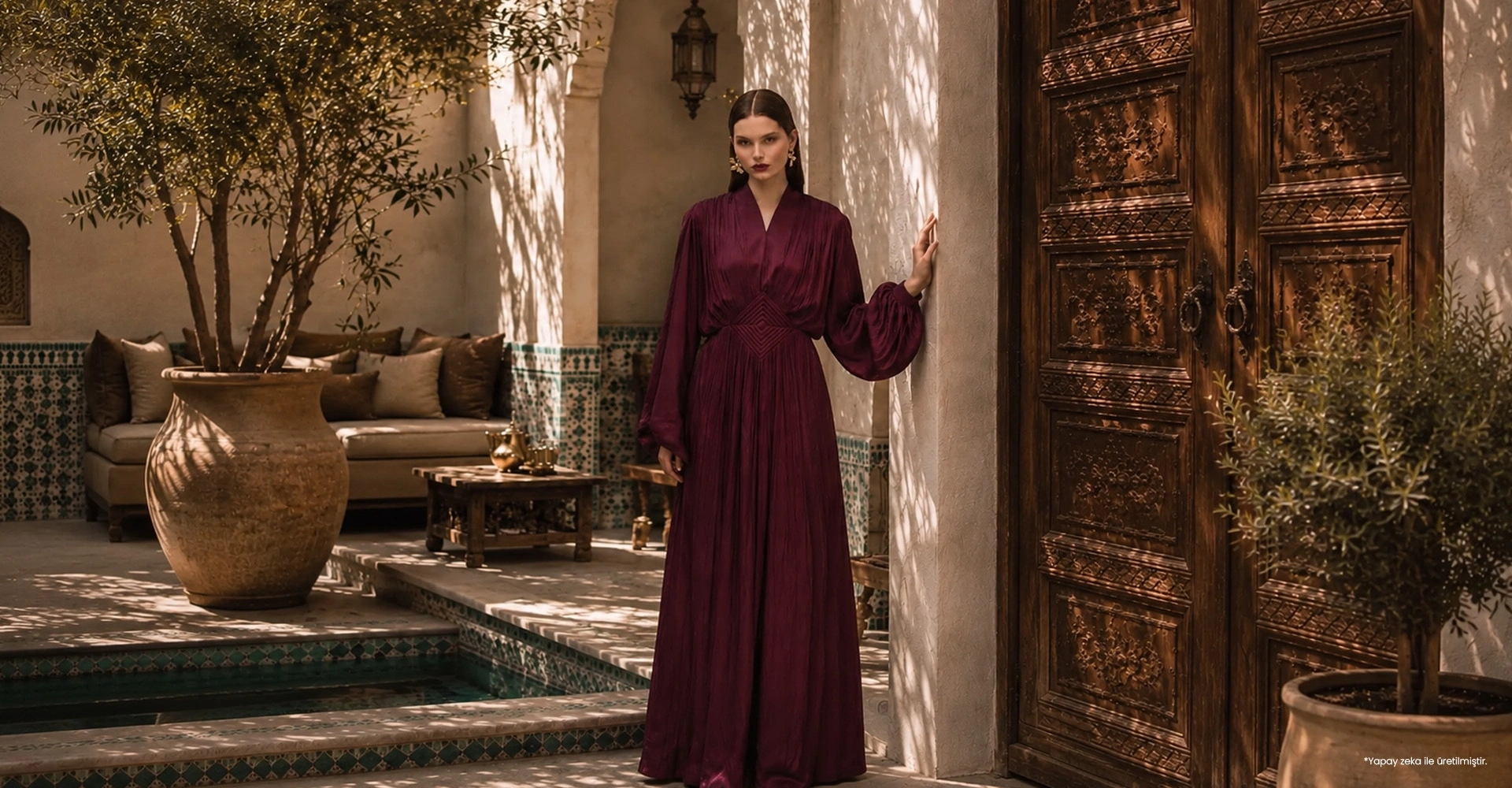 Long lines, delicate movement, and a calm expression of femininity.