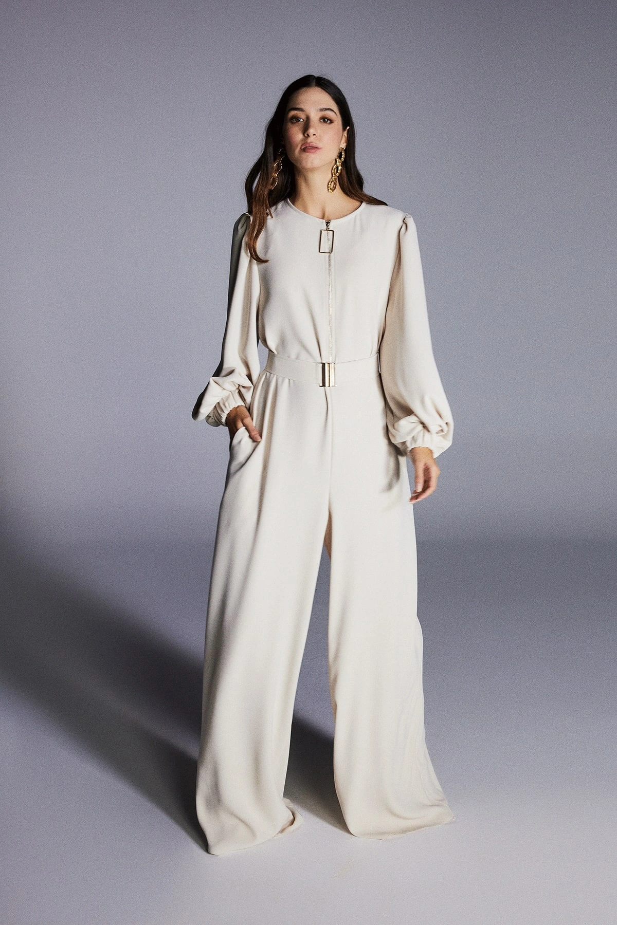 Roman Jumpsuit Beige