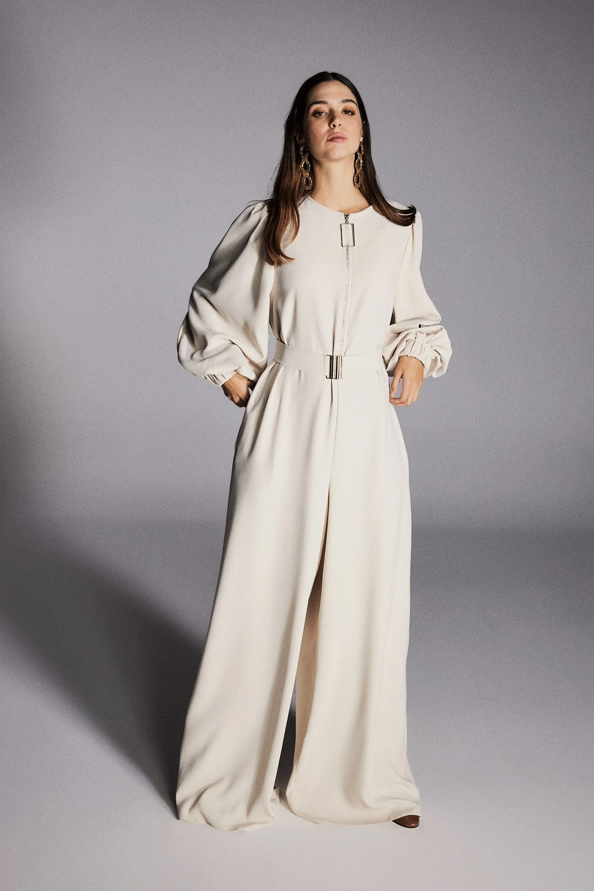 Roman Jumpsuit Beige